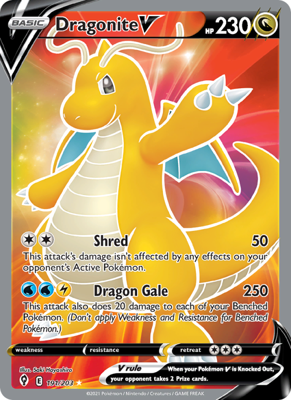 Dragonite V - Pokémon TCG Card