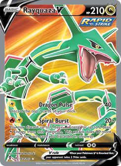 Rayquaza V - pokemon TCG Card