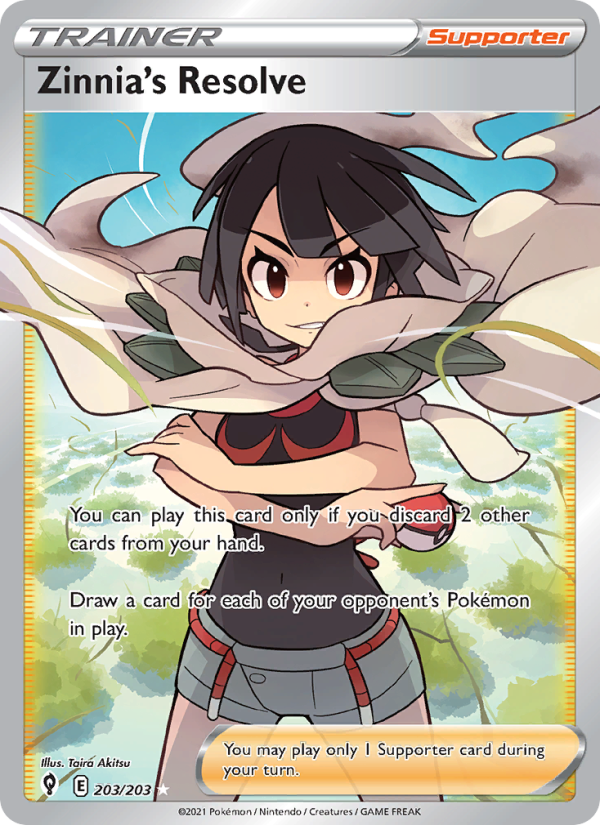Zinnia's Resolve - Pokémon TCG Card