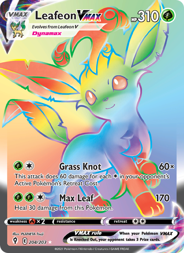 Leafeon VMAX - Pokémon TCG Card