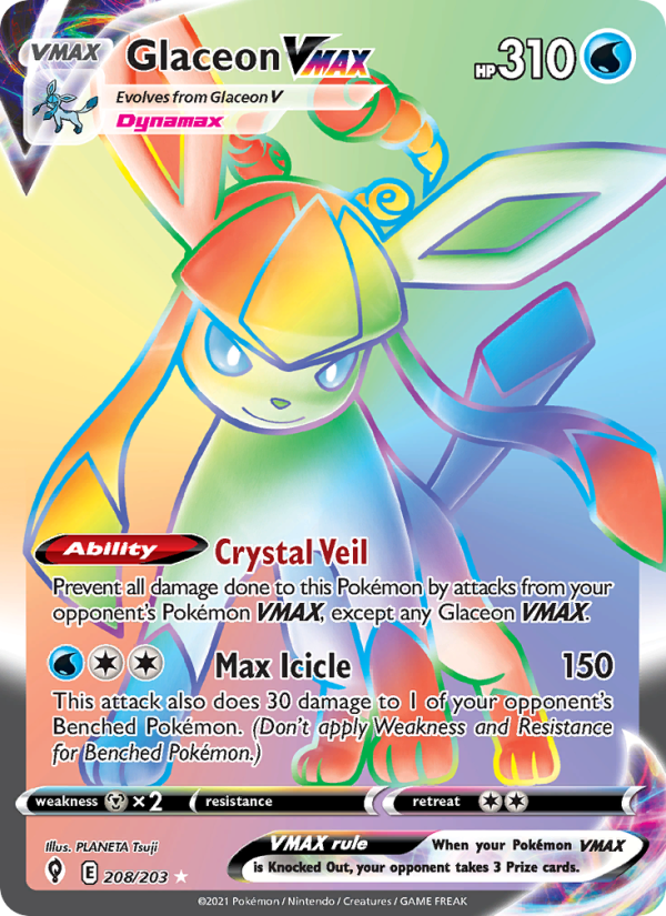 Glaceon VMAX - Pokémon TCG Card