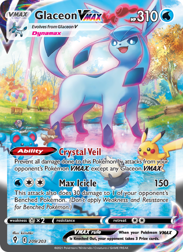 Glaceon VMAX - Pokémon TCG Card