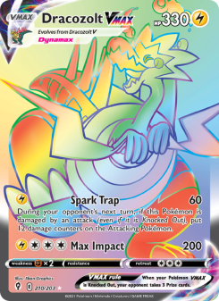 Dracozolt VMAX - pokemon TCG Card