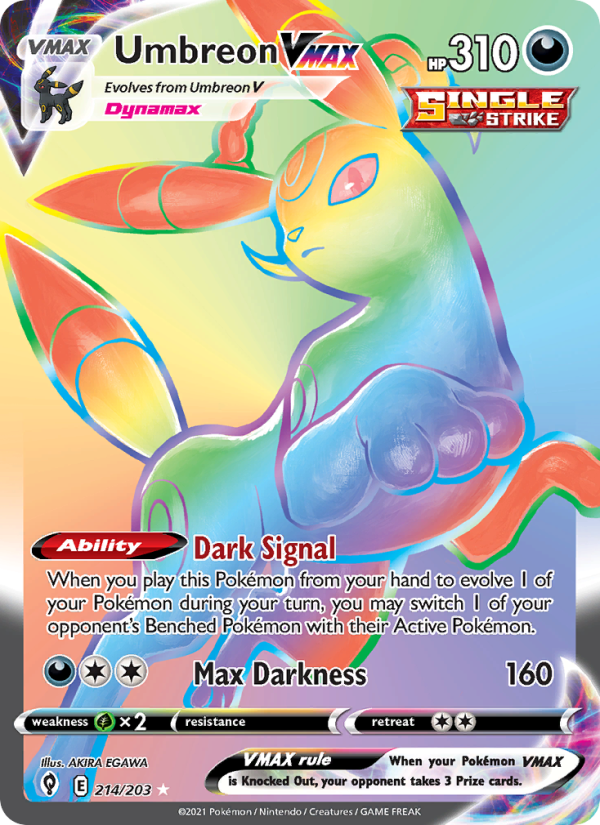Umbreon VMAX - Pokémon TCG Card