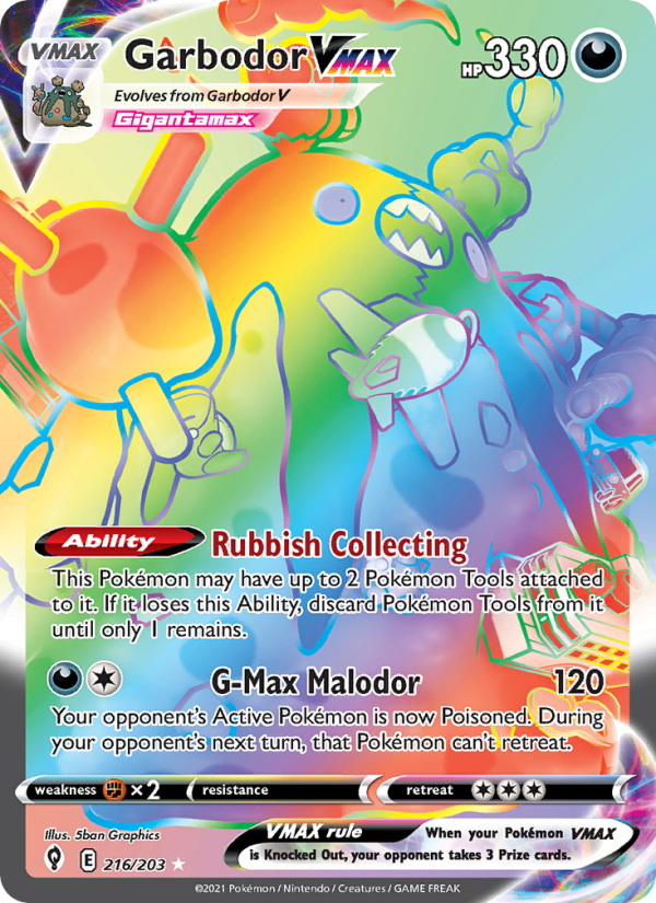 Garbodor VMAX - Pokémon TCG Card