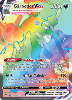 Garbodor VMAX - pokemon TCG Card