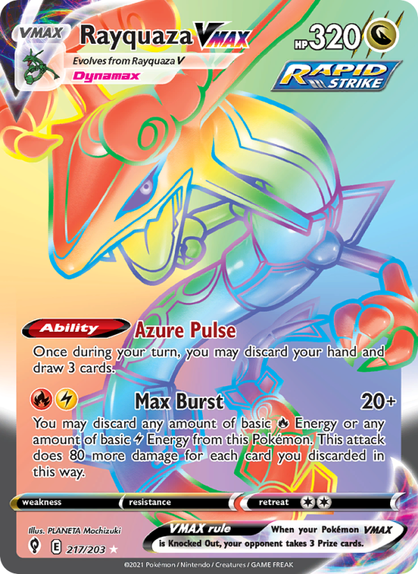 Rayquaza VMAX - Pokémon TCG Card