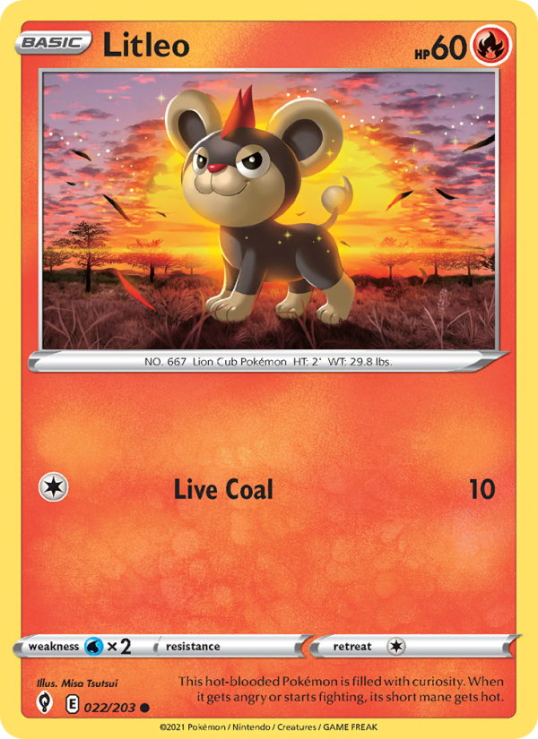 Litleo - Pokémon TCG Card