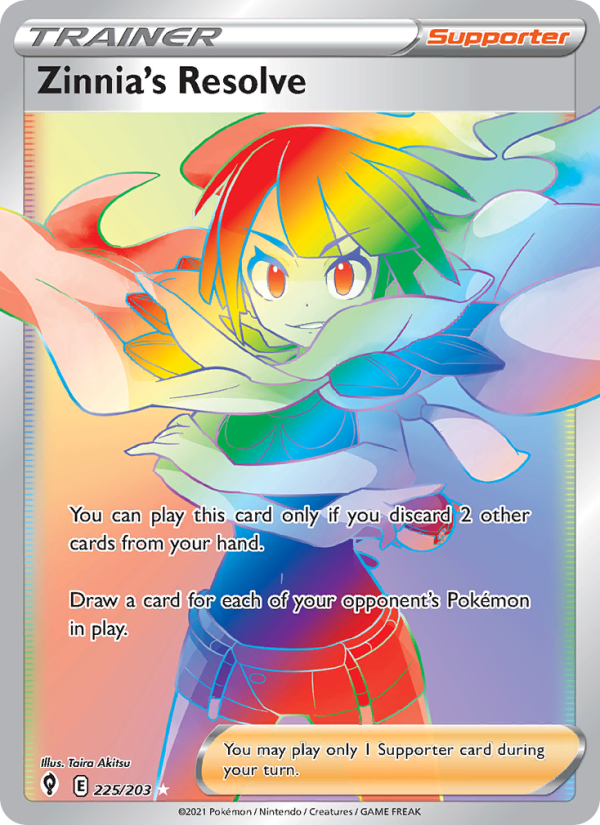 Zinnia's Resolve - Pokémon TCG Card