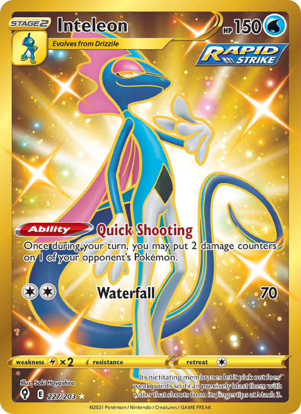 Inteleon - Pokémon TCG Card
