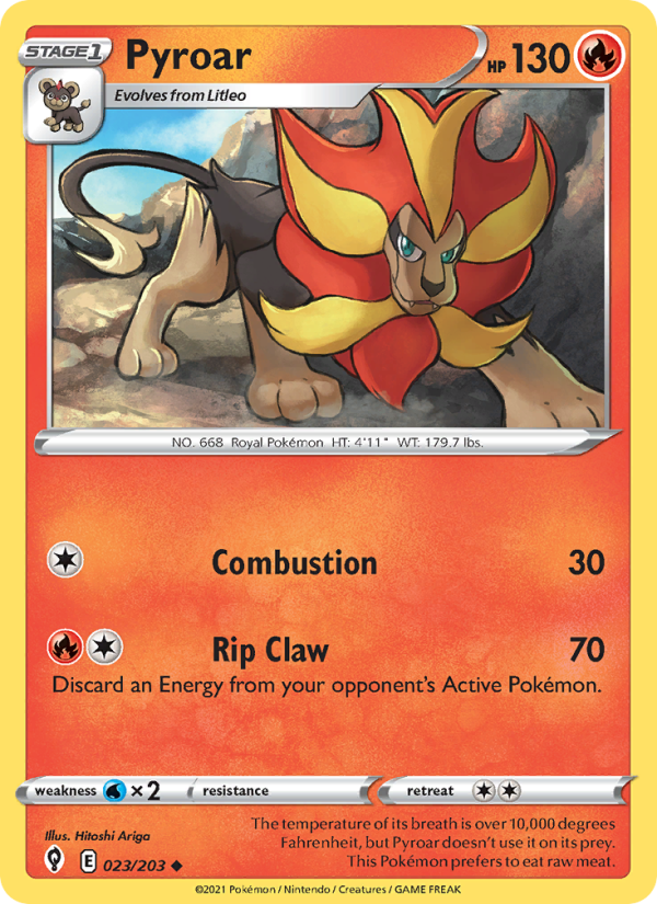 Pyroar - Pokémon TCG Card