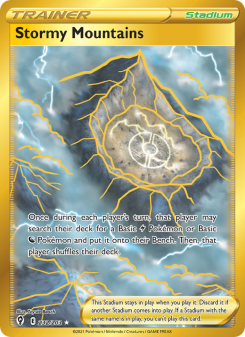 Stormy Mountains - pokemon TCG Card