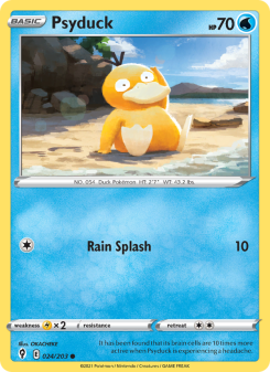 Psyduck - pokemon TCG Card