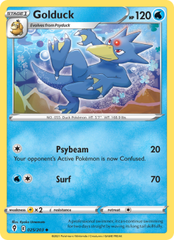 Golduck - pokemon TCG Card