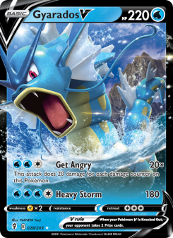 Gyarados V - pokemon TCG Card