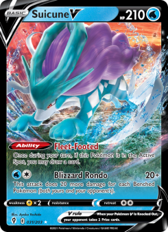 Suicune V - pokemon TCG Card