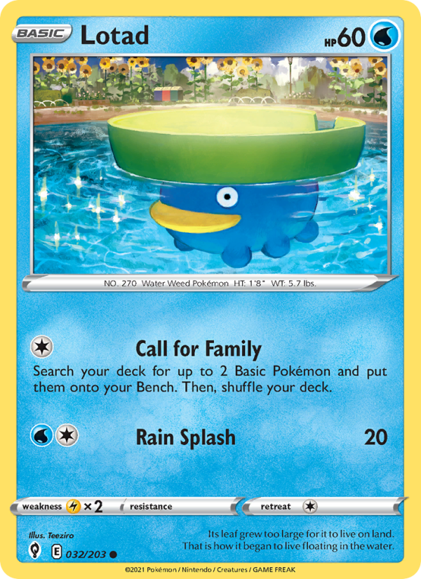 Lotad - Pokémon TCG Card