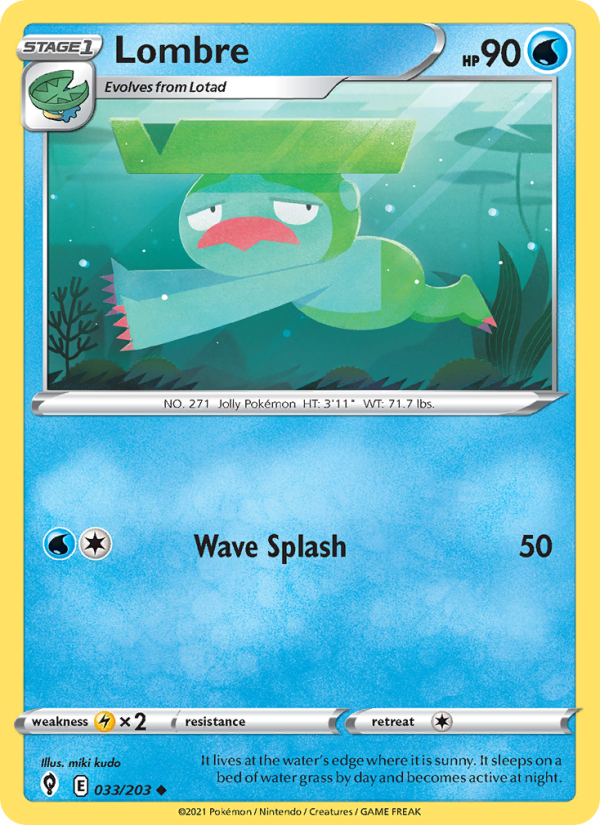 Lombre - Pokémon TCG Card