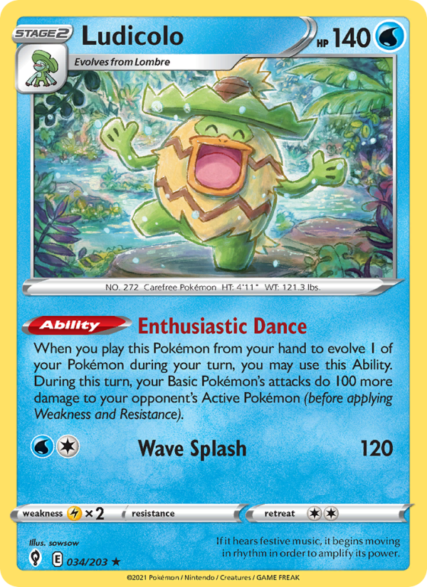 Ludicolo - Pokémon TCG Card
