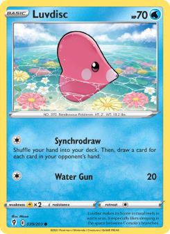 Luvdisc - pokemon TCG Card