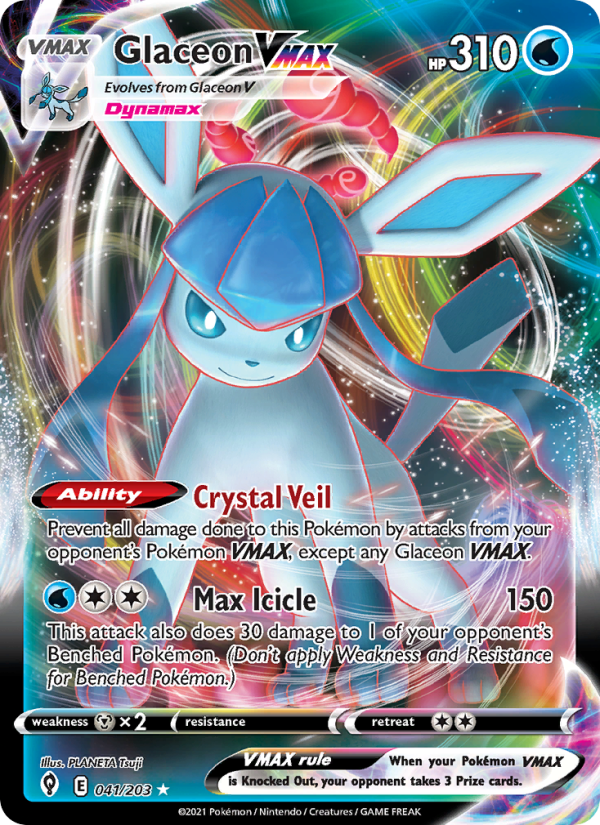 Glaceon VMAX - Pokémon TCG Card