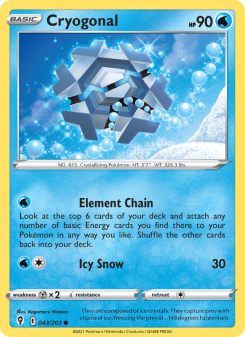 Cryogonal - pokemon TCG Card
