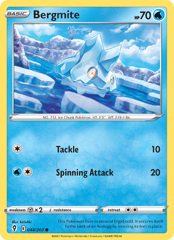 Bergmite - Pokémon TCG Card