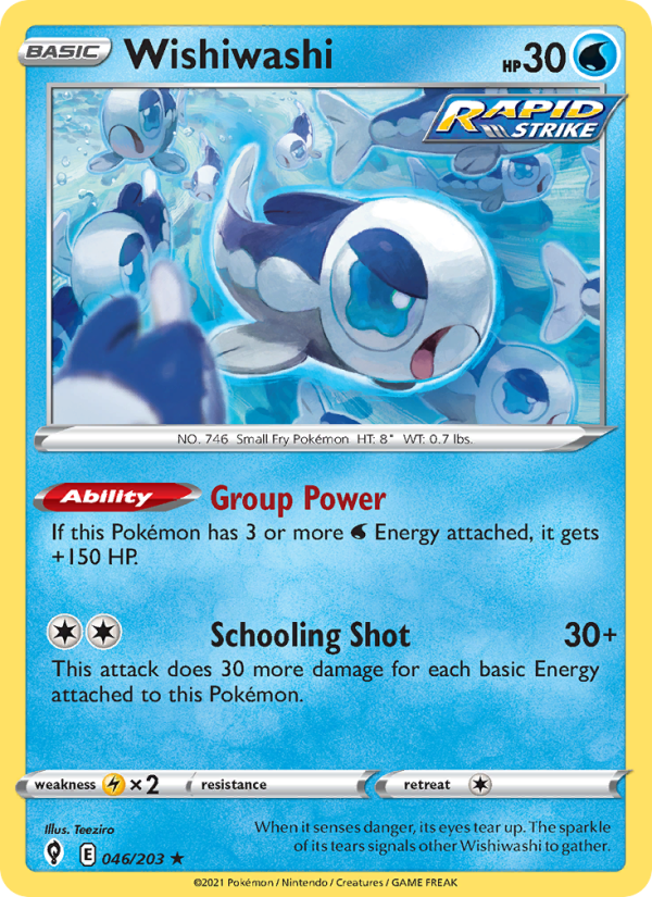 Wishiwashi - Pokémon TCG Card