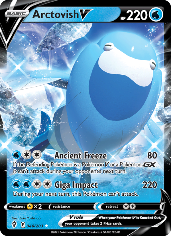 Arctovish V - Pokémon TCG Card