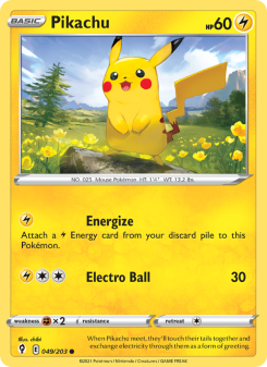 Pikachu - pokemon TCG Card