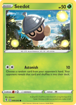 Seedot - pokemon TCG Card