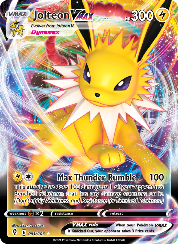 Jolteon VMAX - Pokémon TCG Card