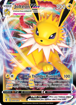 Jolteon VMAX - pokemon TCG Card