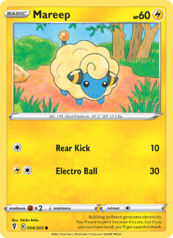 Mareep - pokemon TCG Card