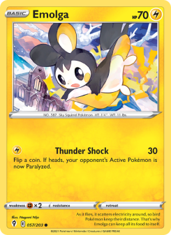 Emolga - pokemon TCG Card