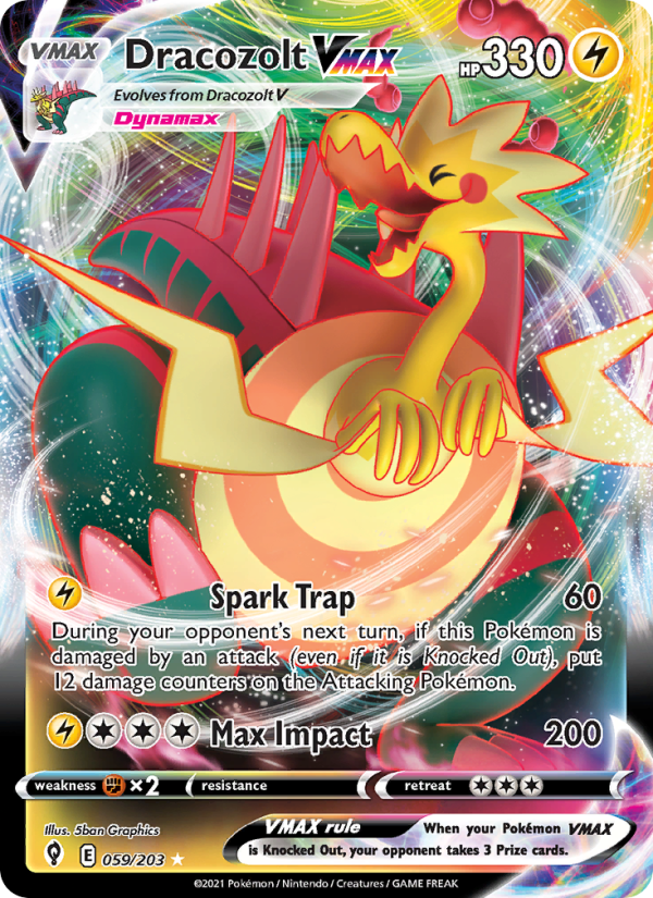 Dracozolt VMAX - Pokémon TCG Card