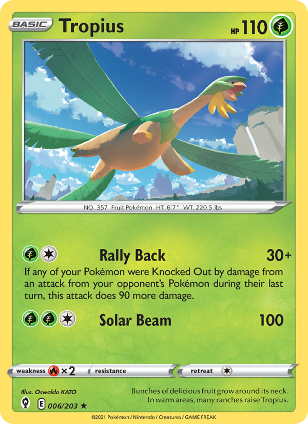 Tropius - Pokémon TCG Card