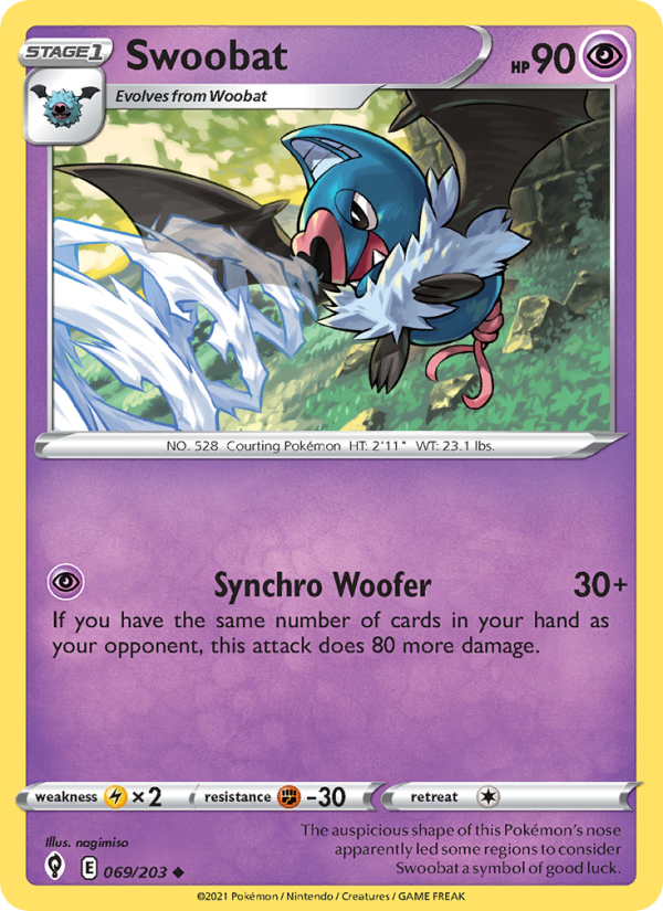 Swoobat - Pokémon TCG Card