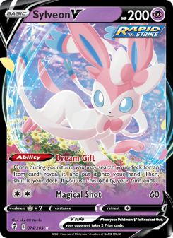 Sylveon V - pokemon TCG Card