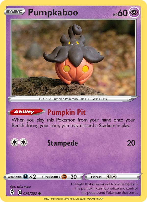 Pumpkaboo - Pokémon TCG Card