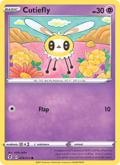 Cutiefly - pokemon TCG Card