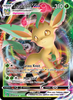 Leafeon VMAX - pokemon TCG Card
