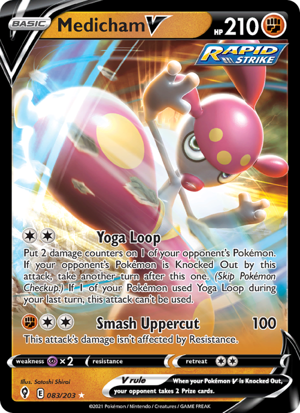 Medicham V - Pokémon TCG Card