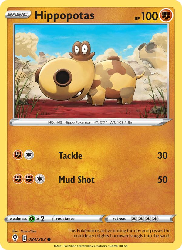 Hippopotas - Pokémon TCG Card