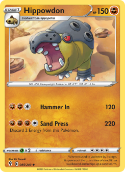 Hippowdon - pokemon TCG Card
