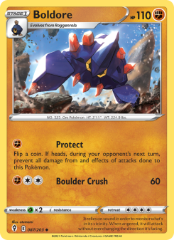 Boldore - pokemon TCG Card