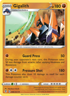 Gigalith - pokemon TCG Card