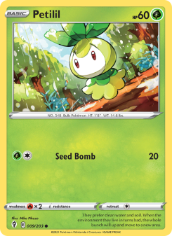 Petilil - pokemon TCG Card