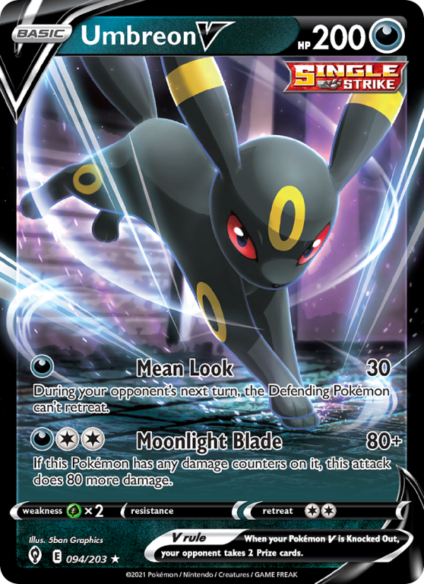 Umbreon V - Pokémon TCG Card