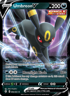 Umbreon V - pokemon TCG Card